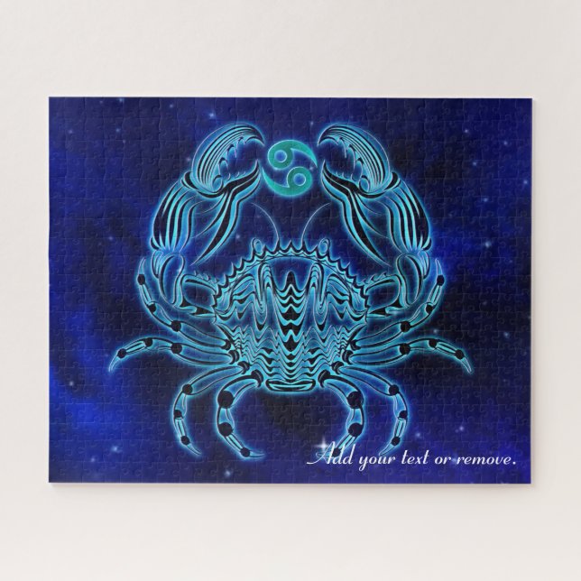 Modern horoscope astrology Cancer zodiac sign, Jigsaw Puzzle (Horizontal)