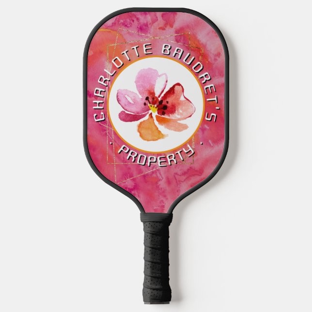 Modern Hot Color  Pickleball Paddle (Front)