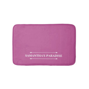 Modern Hot Pink Bath Mat