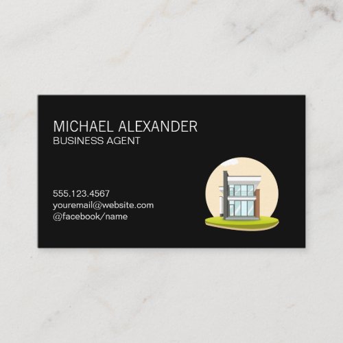 Modern House Business Card