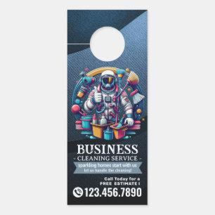 Modern House Cleaning Maid Service Housekeeping Do Door Hanger