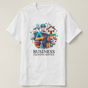 Modern House Cleaning Maid Service Housekeeping T-Shirt
