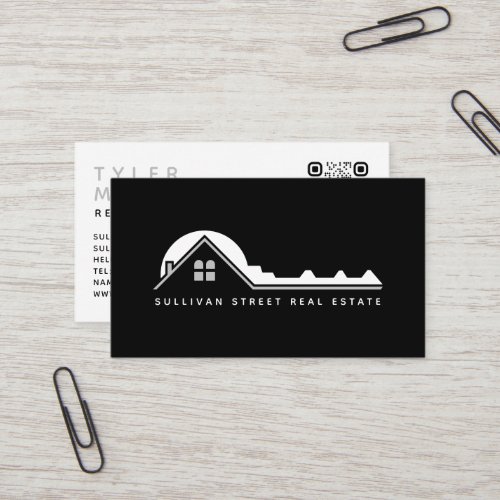 Modern House Key Real Estate Agent  Business Card
