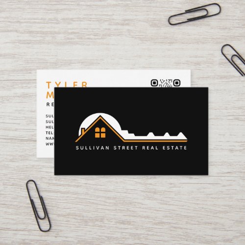 Modern House Key Real Estate Agent Business Card