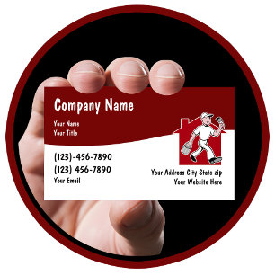 Modern House Painter Business Card