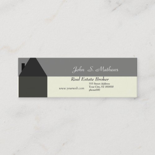 Realtor Mini-Card Business Card Template