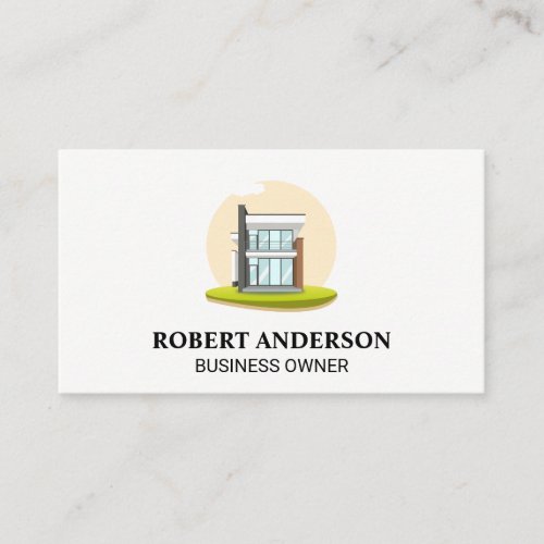 Modern House  Real Estate Logo Business Card