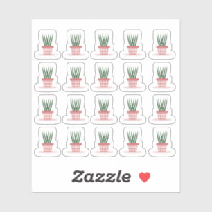 Modern Houseplant Snake Plant Planner Sticker