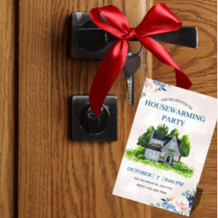 Modern Housewarming Party Invitation