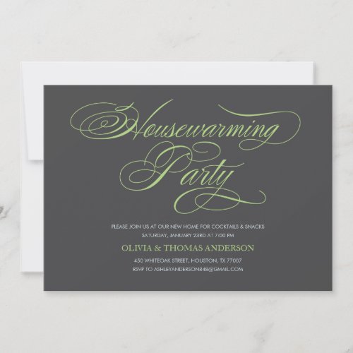 Modern Housewarming Party Invitations