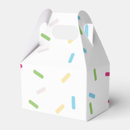 Modern Huge Sprinkles Birthday Party Favor Boxes