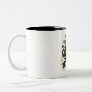 Modern Human Monkey T-Shirt   Funny Ape Evolution  Two-Tone Coffee Mug