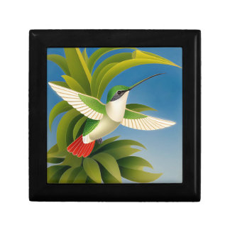 Modern Hummingbird Gift Box