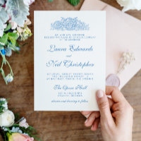 Modern Hydrangea Dusty Blue Floral Wedding