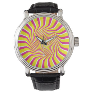 Modern Hypnotic Spiral Wrist Watch - Artistic 