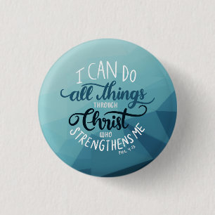 Modern I Can Do All Things Button