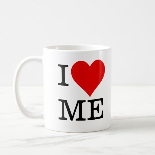 Modern I Love Me Mug