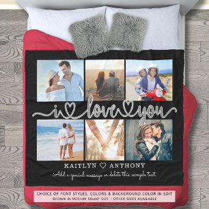 I Love You Blankets Throws HOLIDAYS 2024 Zazzle