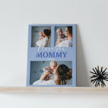 Modern I Love You Mommy | 3 Photo Collage Plaque<br><div class="desc">Dads will love these contemporary 3 photo collage plaque, with a script font which says 'I LOVE YOU' and in bold says 'MOMMY'. The perfect gift for a new mom, stepmom, bonus mom, or like a mom, for mothers day, birthdays or any other occassion! All the text can be easily...</div>