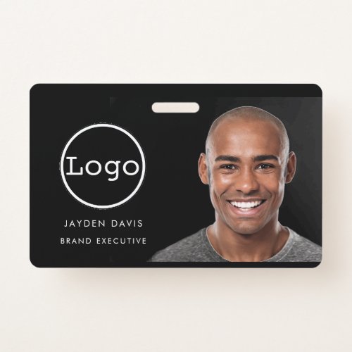 Modern ID Card  Logo Photo Business Employee ID B Badge
