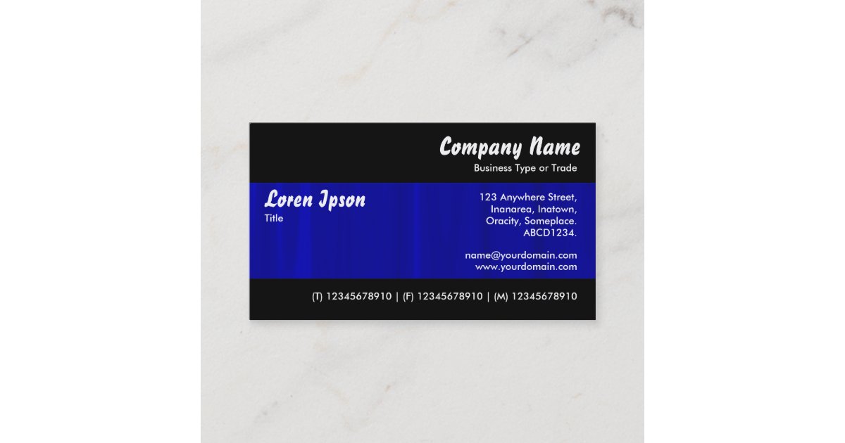 Modern II Drapery 04 Business Card Zazzle
