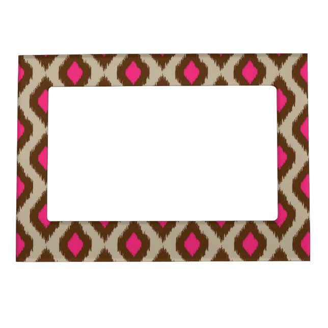 Modern ikat pattern magnetic frame (Front)