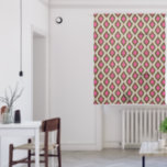 Modern ikat pattern sheer curtains