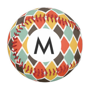 Modern ikat tribal fashion pattern baseball
