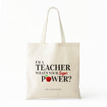 Modern 'I'm a Teacher' | Teacher Appreciation Gift Tote Bag Modern 'I'm a Teacher' | Teacher Appreciation Gift Tote Bag