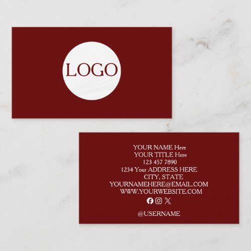 Modern & Impactful (Best for standard Business Card