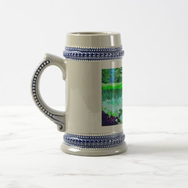 Modern Impressionism  Beer Stein (Left)