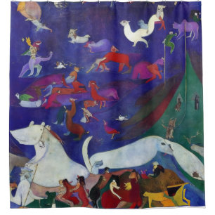 Modern Impressionist Noah's Ark 1 Shower Curtain