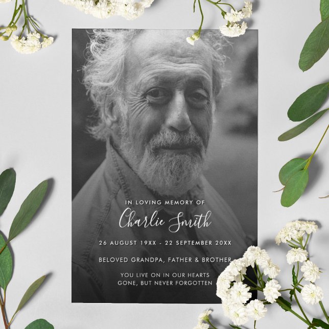 Modern In Loving Memory Funeral Program (Creator Uploaded)