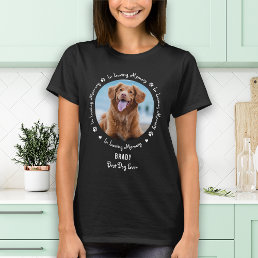 Modern In Loving Memory Keepsake Pet Memorial T-Shirt