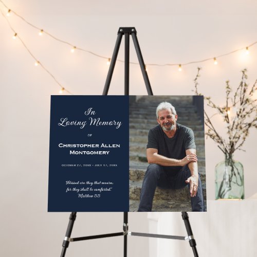 Modern In Loving Memory Memorial Photo