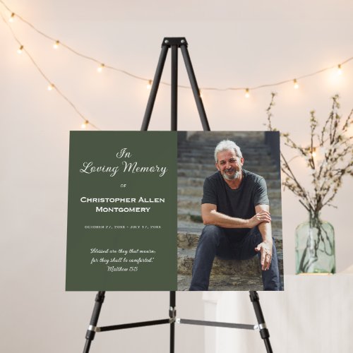Modern In Loving Memory Memorial Photo