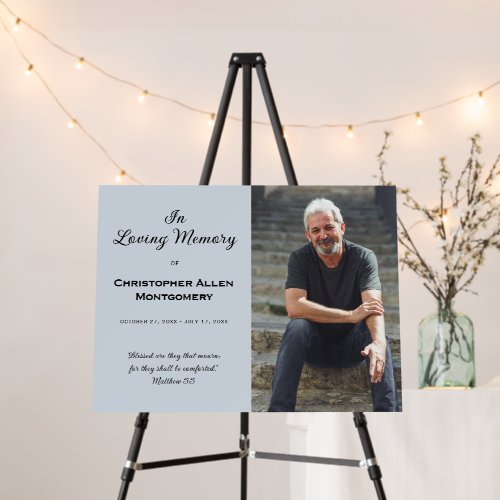 Modern In Loving Memory Memorial Photo