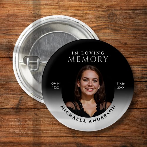 Modern In Loving Memory Photo Funeral/Memorial