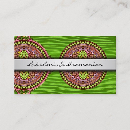 Customizable Modern India Discs Professional Business Cards