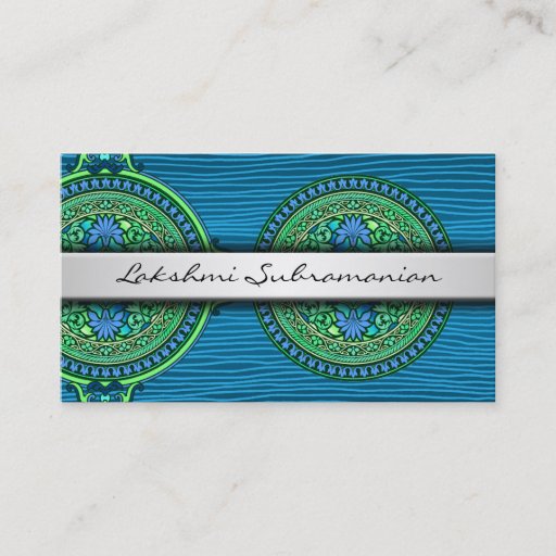 Customizable Modern India Discs Professional Business Cards