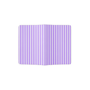Modern indigo stripes pattern passport holder