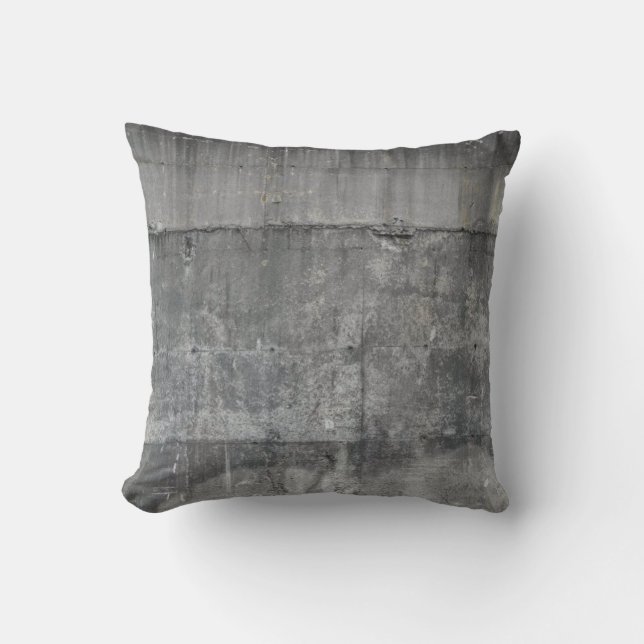 modern industrial concrete loft pillow 2 (Front)