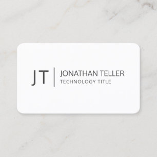Modern Information Technology Professional Business Card