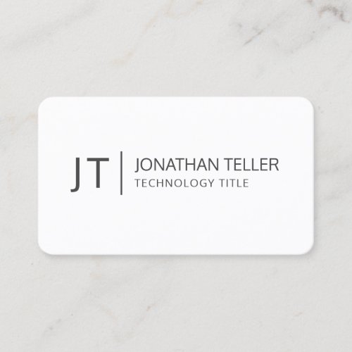 Modern Information Technology Professional Business Card