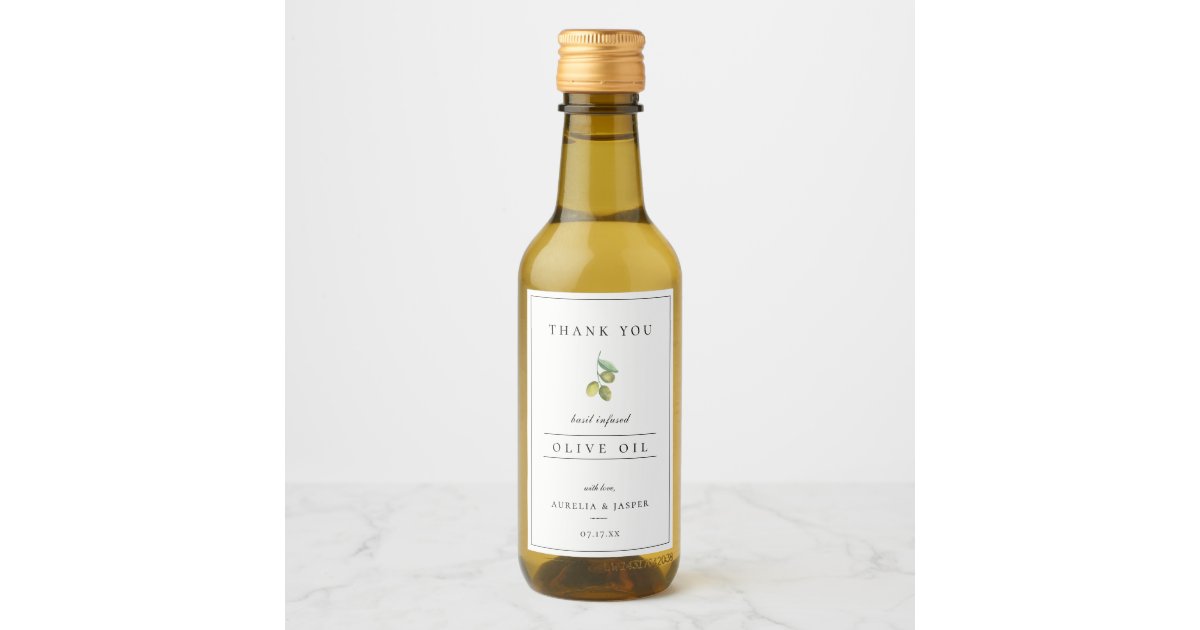 olive oil bottle labels