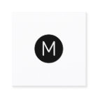 Modern Initial Minimalist QR Code Professional 