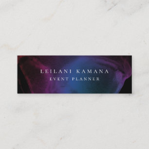 Modern Ink Blotch Mini Business Card