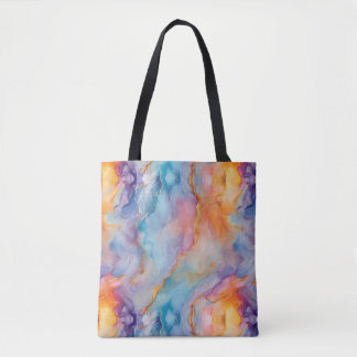Modern Inkwave  Tote Bag