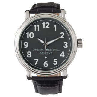 Modern Inspirational Wall Clock Watch