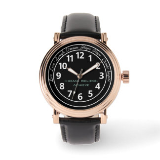 Modern Inspirational Wall Clock Watch